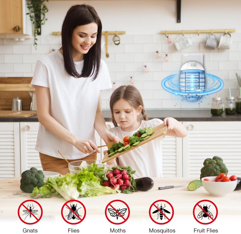 NYATNO Indoor Bug Zappers, Mosquito Killer Indoor, Insect Traps for Home Mosquito Zapper for Baby & Pets, Kitchen, Living Room, Bedroom, Baby Room, Office (6 Pack) - Image 3
